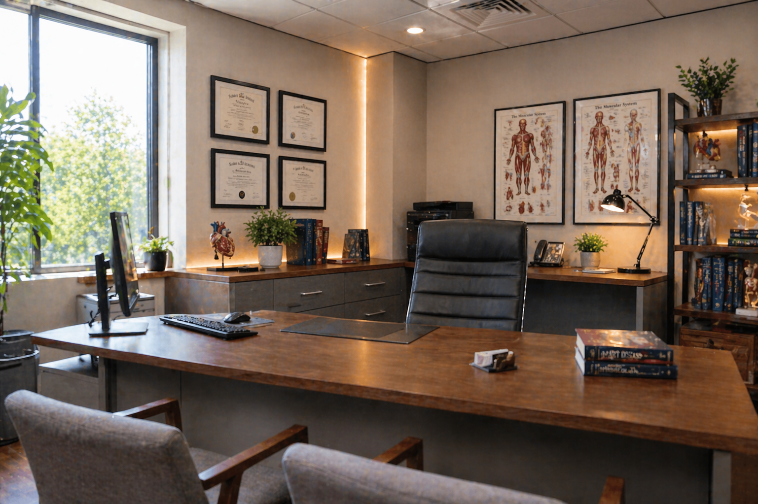 Dr. Josephine Phelps's modern clinic interior